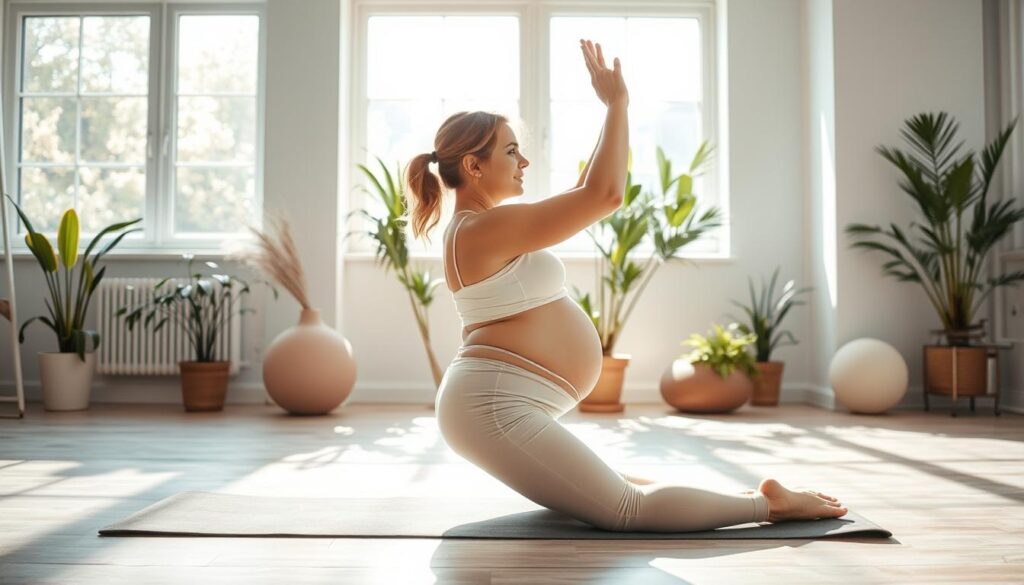 Exercícios leves seguros para gestantes