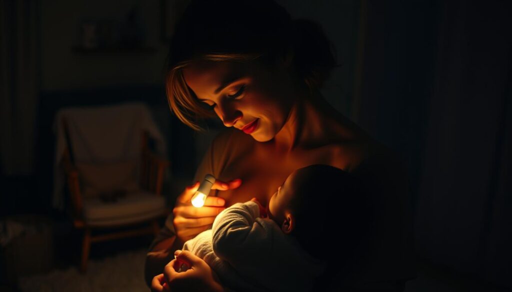 alimentação noturna do bebê