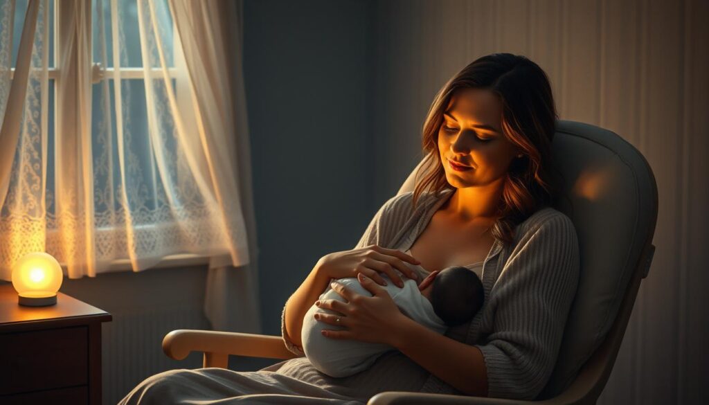 amamentação noturna para o bebê