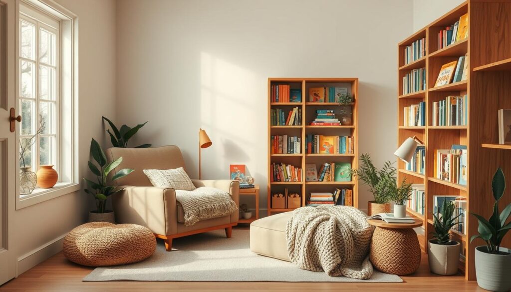 ambiente propício para a leitura