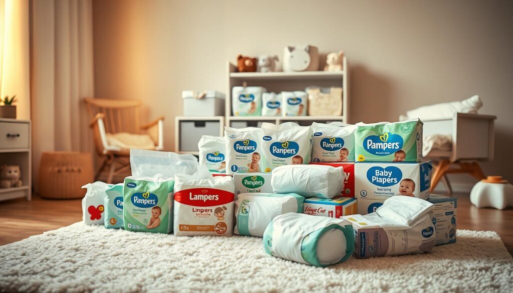 fraldas para bebê