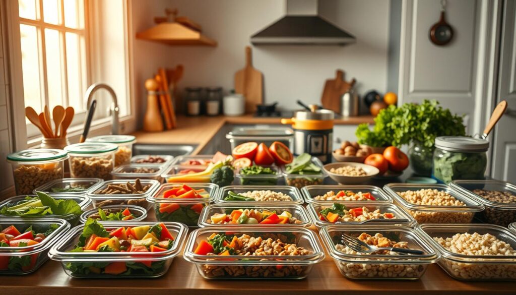 preparação de marmitas com antecedência