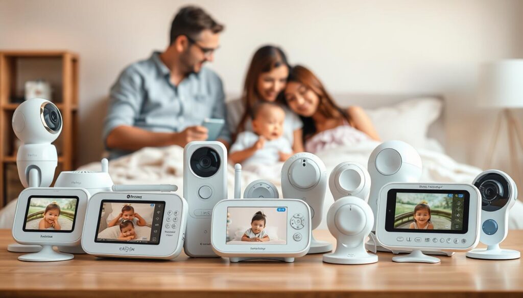 tipos de babá eletrônica